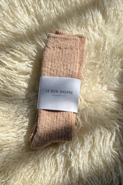 LE_BON_SHOPPE_PEACH_MY_UNCLES_HOUSE_SOCKS_KNIT_COTTAGE