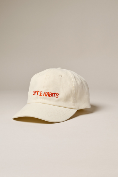 This_is_incense_gentle_habits_CAP_HAT_RED_CREAM_my_uncles_house