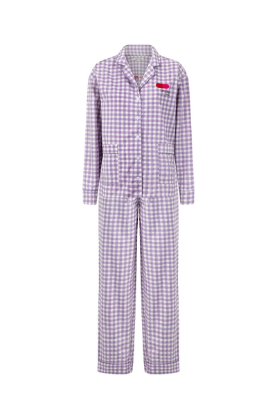 anna_nina_chill_pill_lilac_gingham_pjs_christmas_my_uncles_house