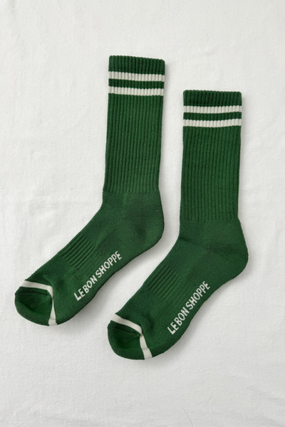 le_bon_shoppe_moss_green_long_stripe_socks_mens_my_uncles_house