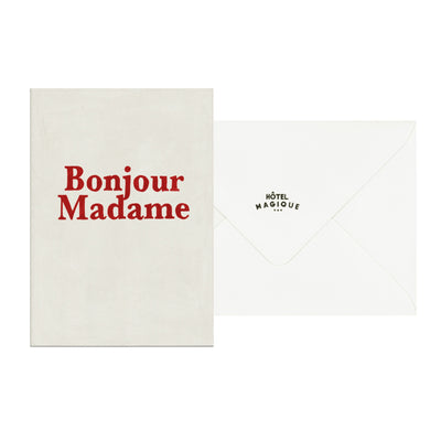 my-uncles-house-hotel-magique-bonjour-madame-art-card-greeting