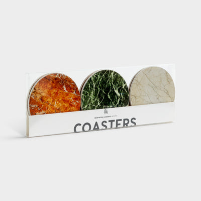 &klevering marble coasters