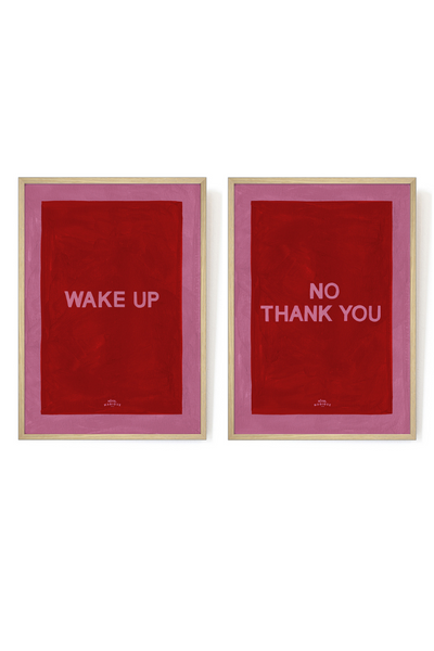 MY_UNCLES_HOUSE_HOTEL_MAGIQUE_WAKE_UP_NO_THANK_YOU_ART_PRINT_PINK