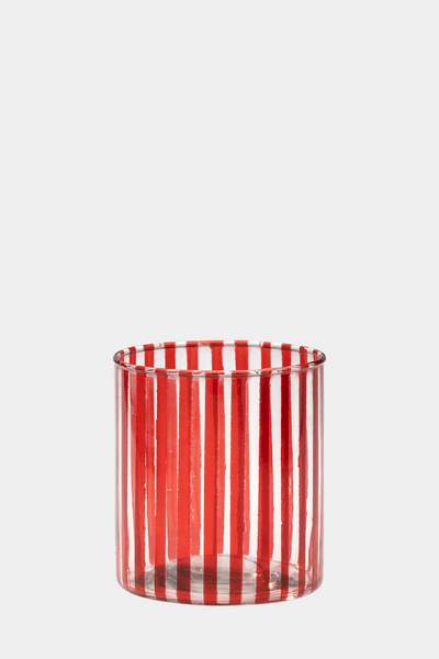 red-stripe-cool-strpe-vase-candle-holder-summer-tableware