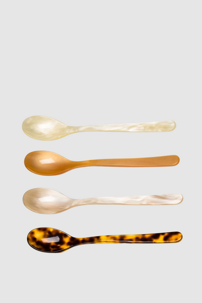acrylic resin spoons tortoiseshell