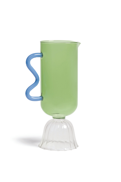 klevering_carafe_wiggle_tulip_green_blue_my_uncles_house