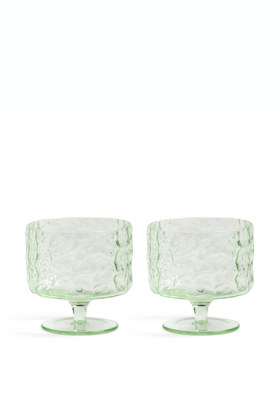 klevering_tunk_green_glass_champagne_coupe_my_uncles_house