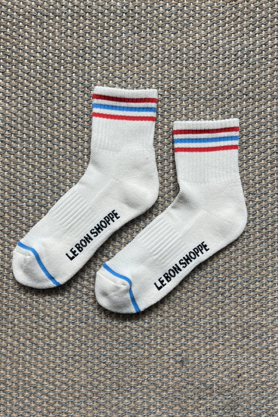 le_bon_shoppe_leche_my_uncles_house_girlfriend_socks_retro_red_blue_stripe